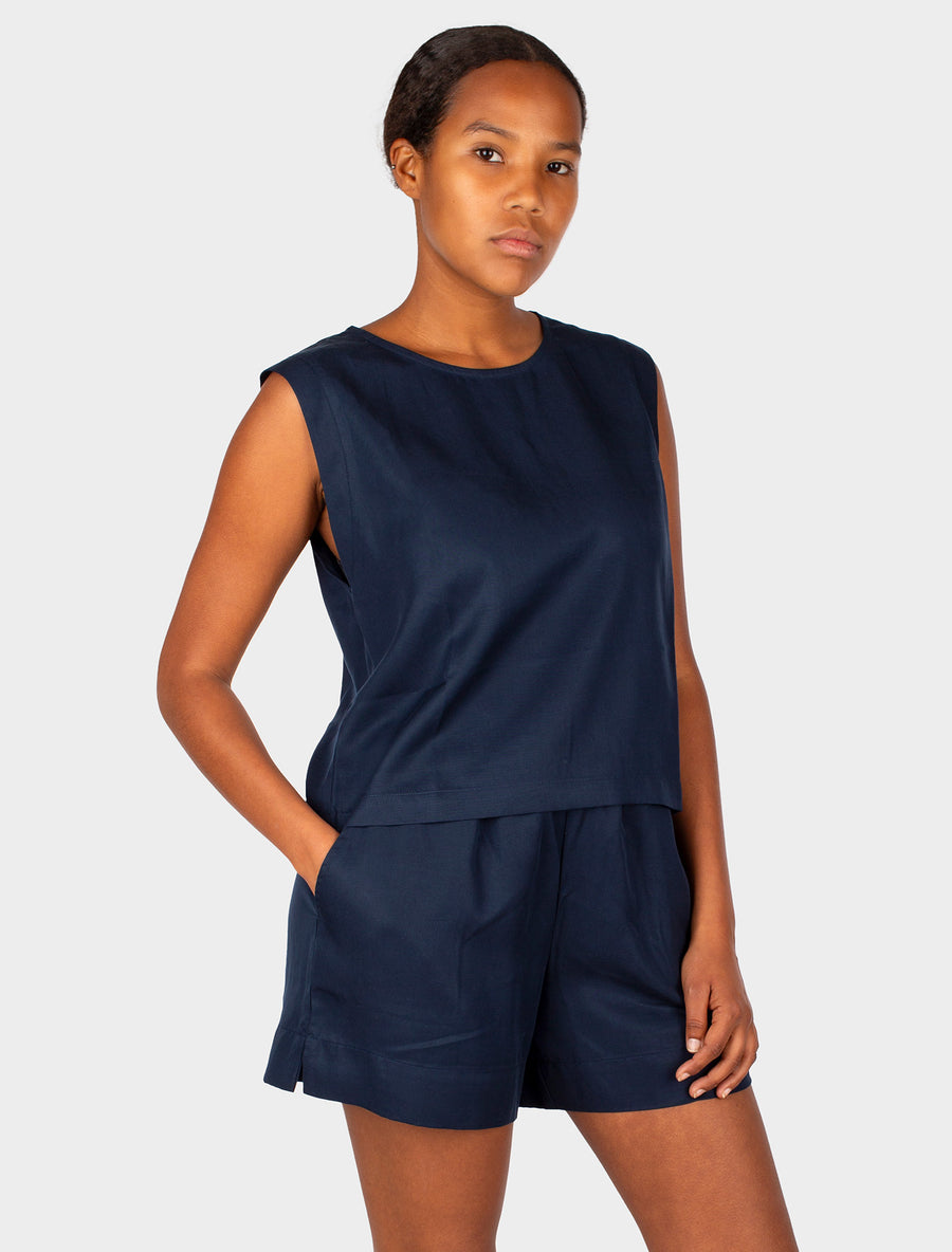 Iriedaily Tenca Top, midnight blue