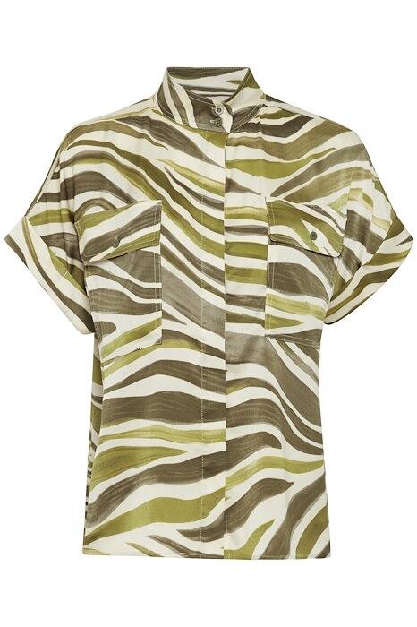 Fransa Frzena Shirt, Bluse, aloe green
