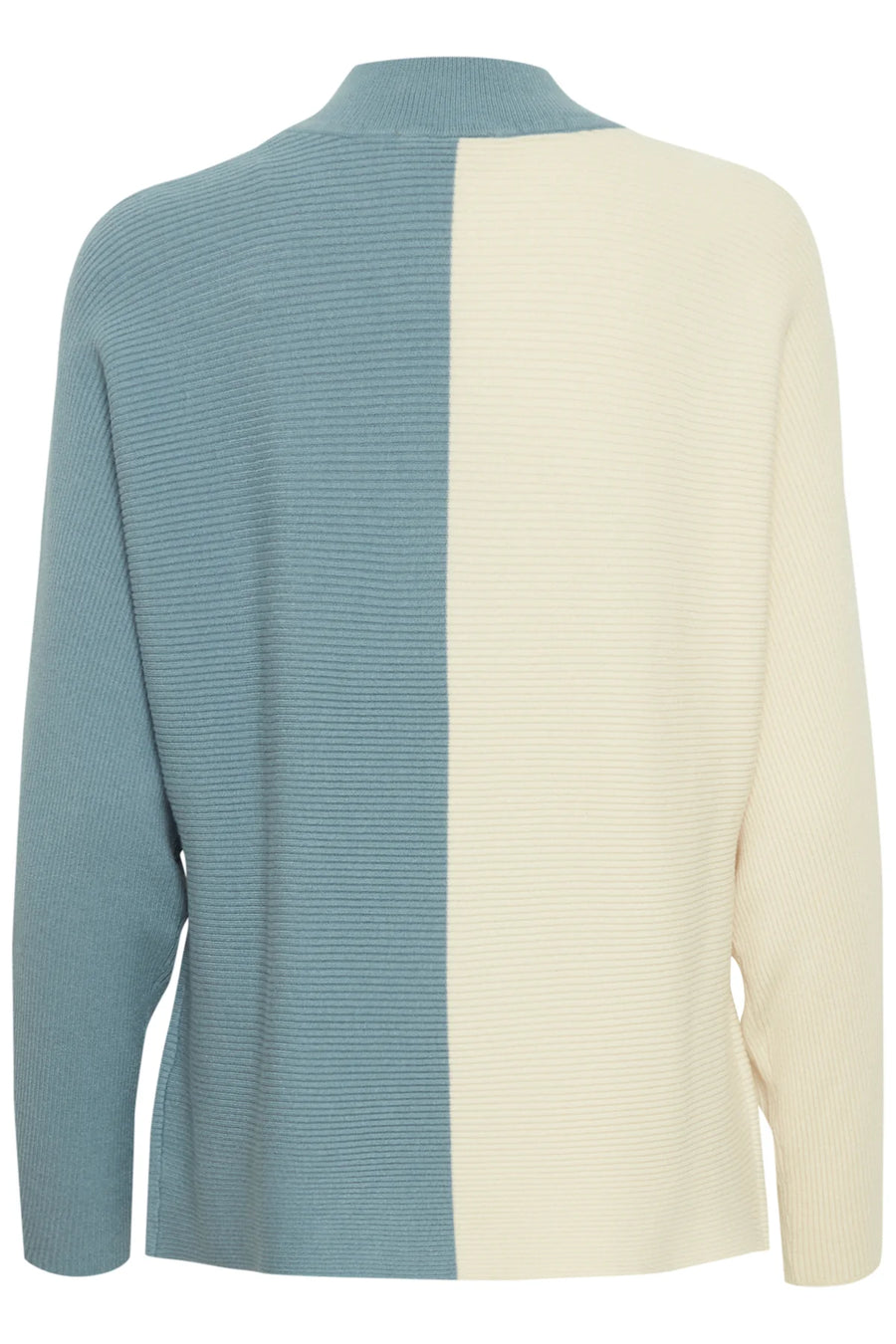 Fransa Frcemelange Pullover blau weiß