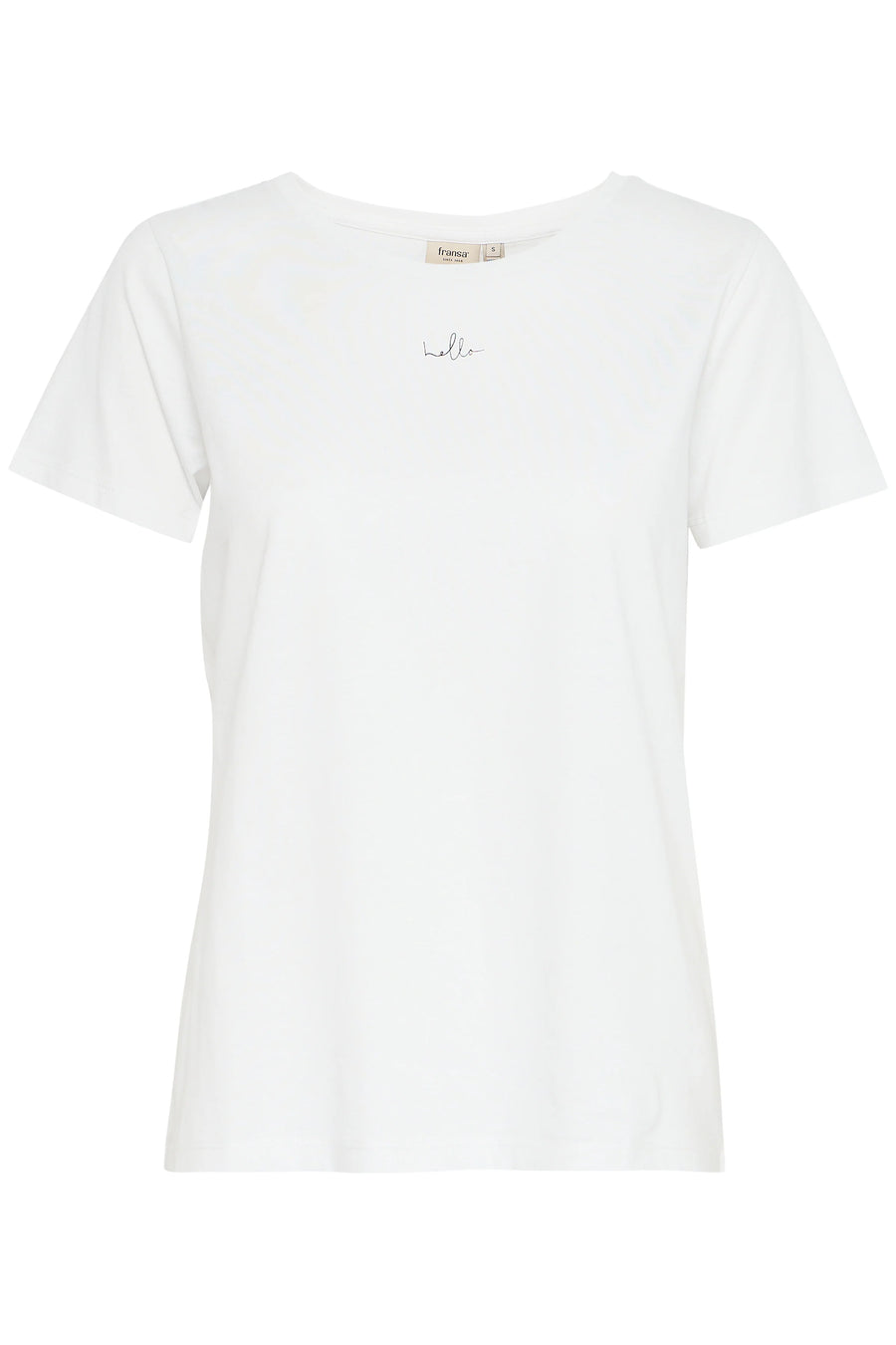 Fransa Frtima TShirt, Tee hello off white