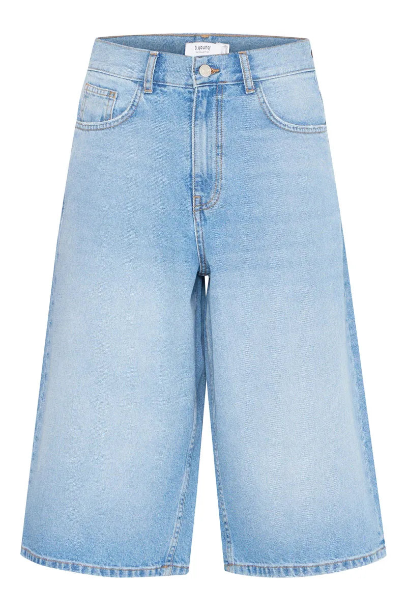 B.young Bylunana Shorts , Jorts, Jeansshort, light blue denim