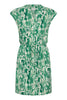 ICHI Ihaya Kleid pine green ikat