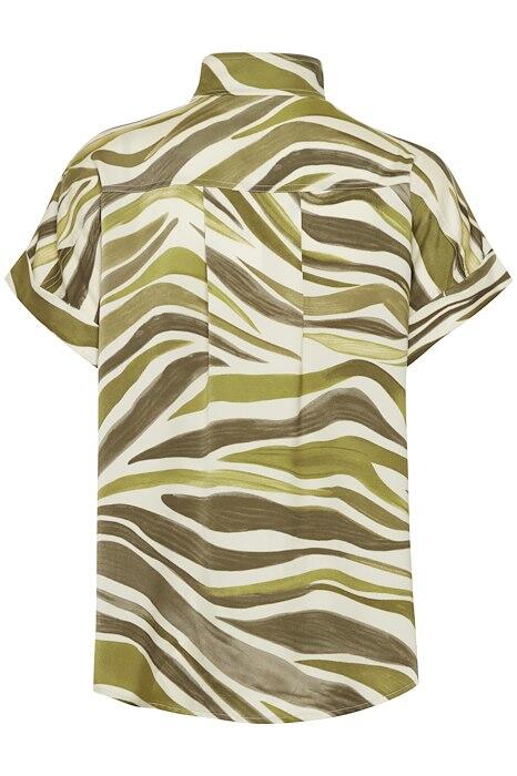 Fransa Frzena Shirt, Bluse, aloe green