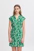 ICHI Ihaya Kleid pine green ikat