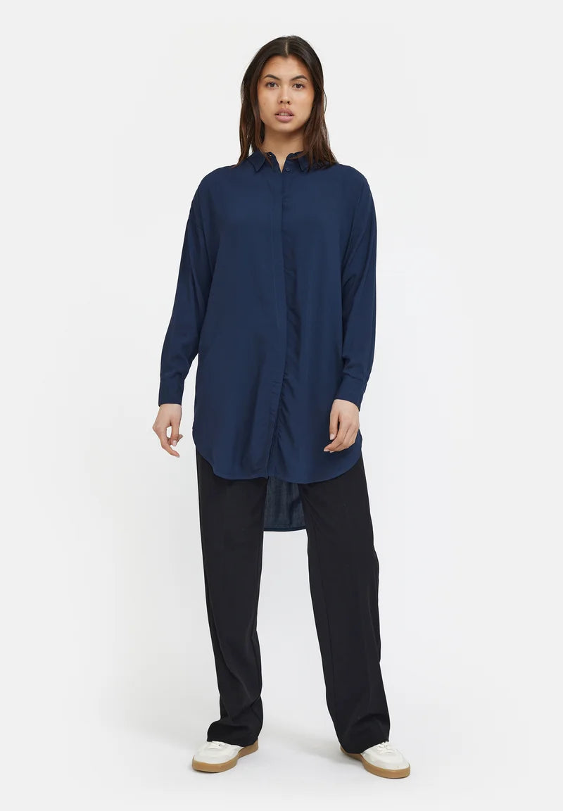 Soft Rebels Srfreedom Long Shirt Bluse total eclipse