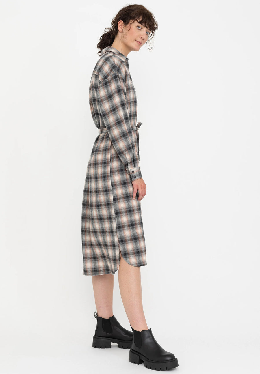 Soft Rebels SRElina Midikleid checked grey