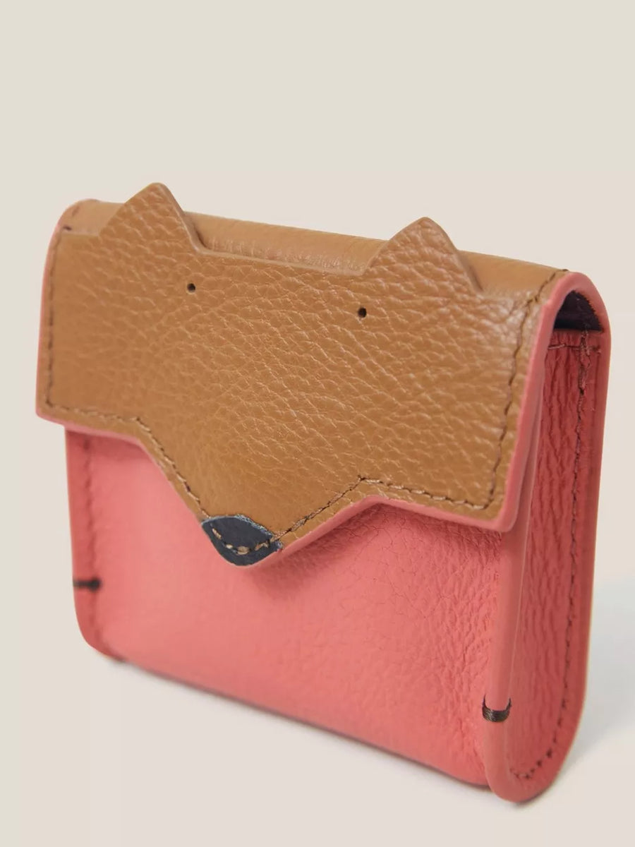 White Stuff Fox Leder Schlüsselanhänger mid pink
