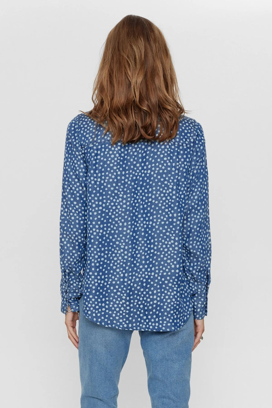 Nümph Nuvilna Bluse blue denim
