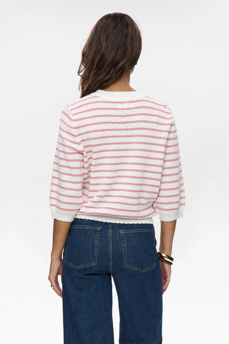 Nümph Nunicole Pullover orchid smoke, rose weiß