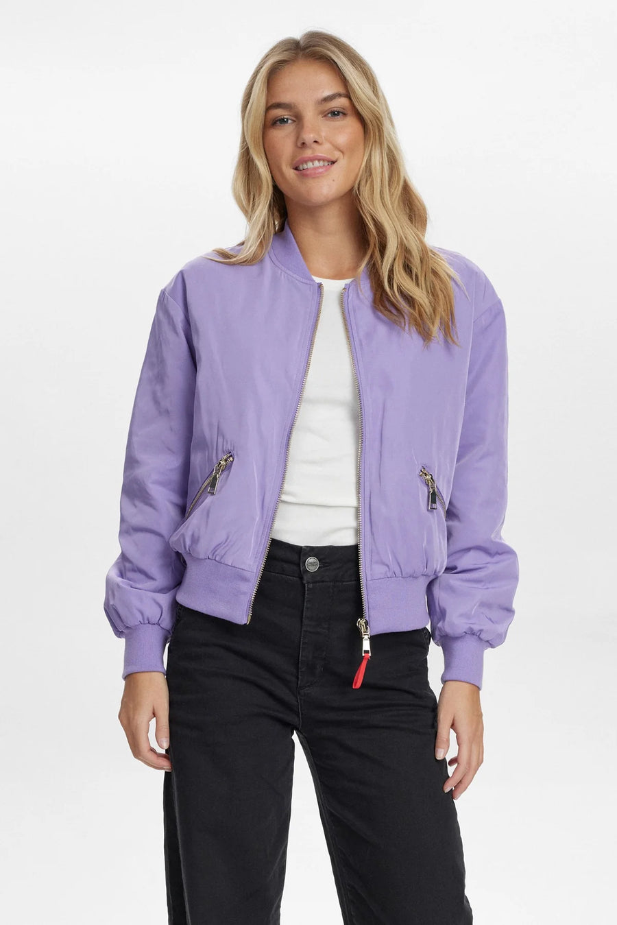 Nümph Nunora Jacket paisley purple, Blousonjacke