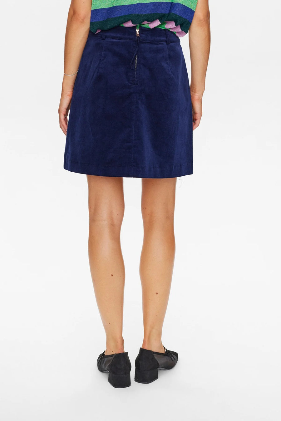 Nümph Nucourt Cordrock dress blues