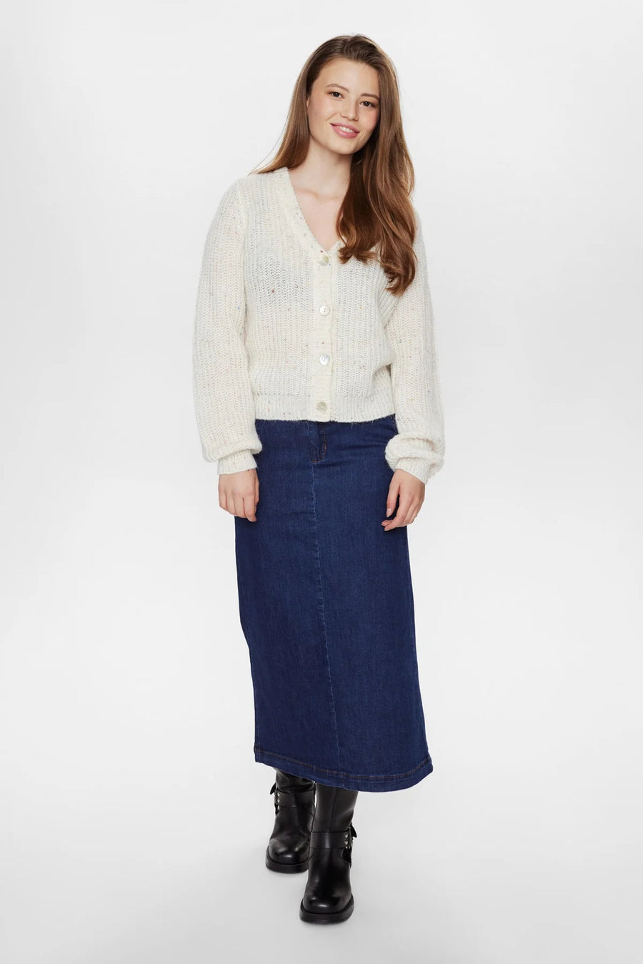 Nümph Numilani Cardigan cloud dancer