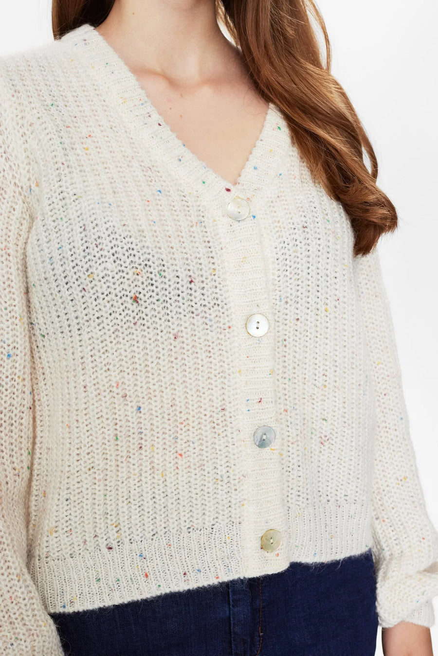 Nümph Numilani Cardigan cloud dancer