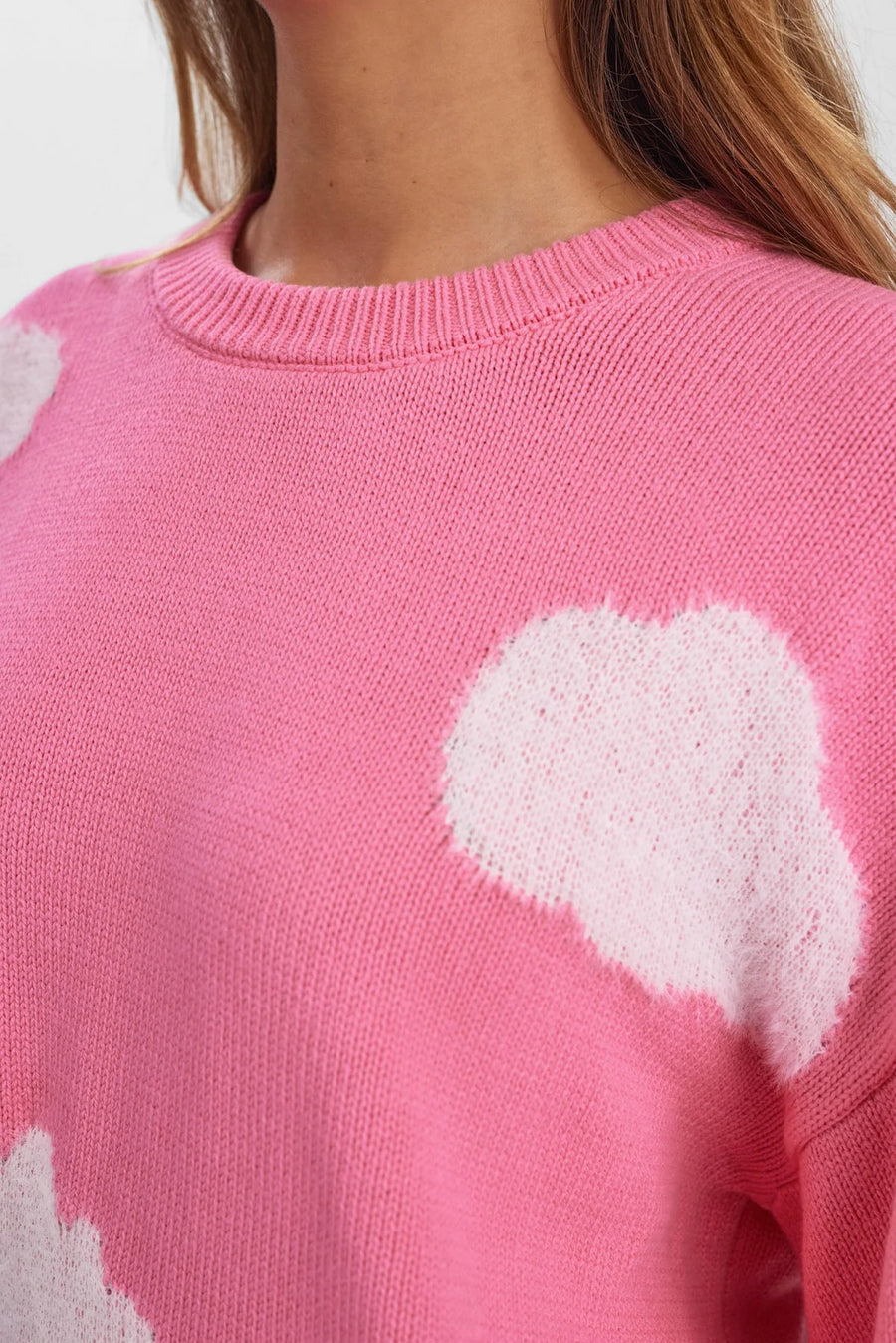 Nümph Nuheavenly Pullover pink carnation, Wolkenpulli