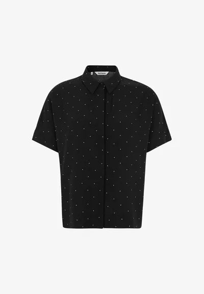 Soft Rebels SRMargot Freedom Bluse, Dot Shirt, black