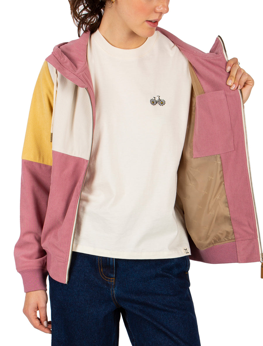 Iriedaily Patchy Jacket Cordjacke plum