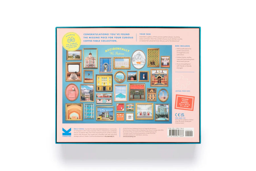 Accidentally Wes Anderson, Puzzle 1000 Teile, Laurence King Verlag