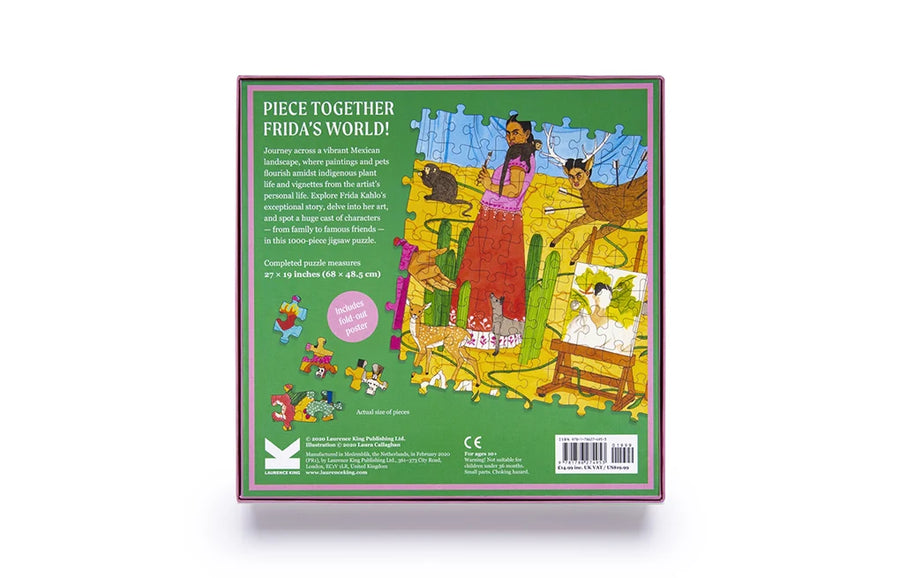 The World of Frida Kahlo, Puzzle 1000 Teile, Laurence King Verlag