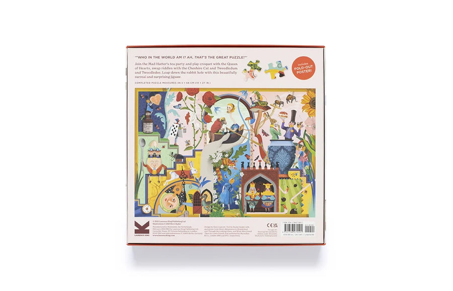 Alice`s Wonderland, Puzzle, 1000 Teile, Laurence King Verlag