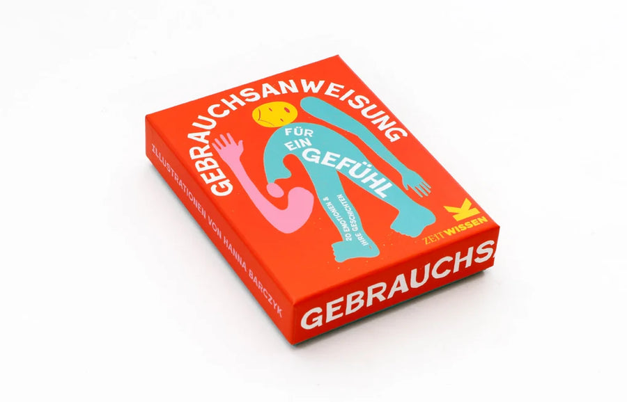 Gebrauchsanleitung für ein Gefühl, Box mit Karten und Booklet, Laurence King Verlag