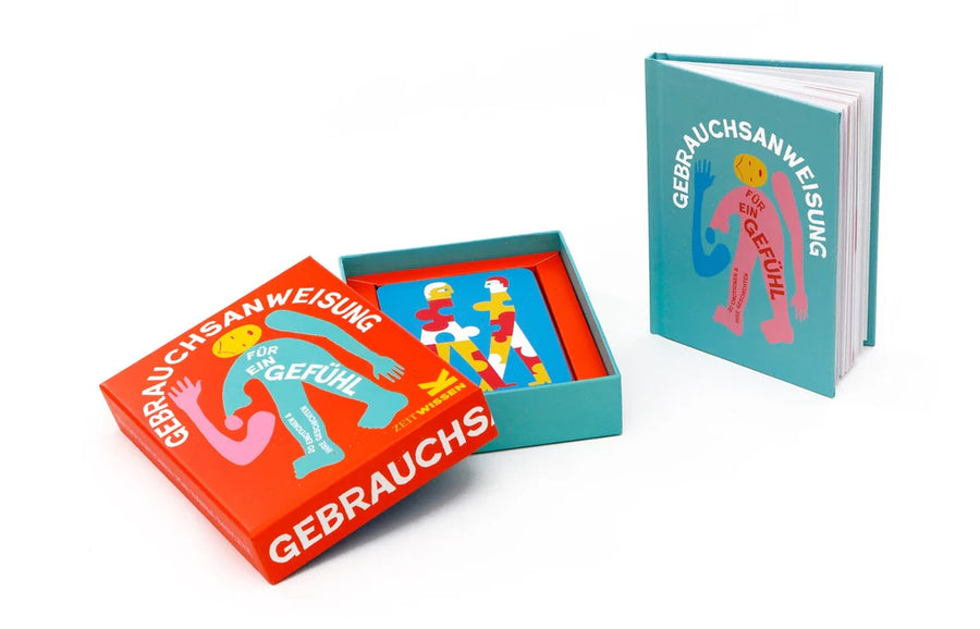 Gebrauchsanleitung für ein Gefühl, Box mit Karten und Booklet, Laurence King Verlag