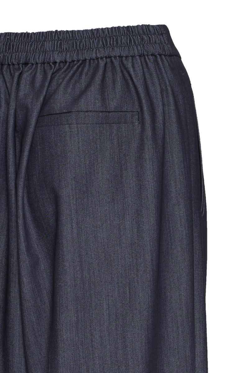 ICHI Ihjumi Stoffhose dark blue
