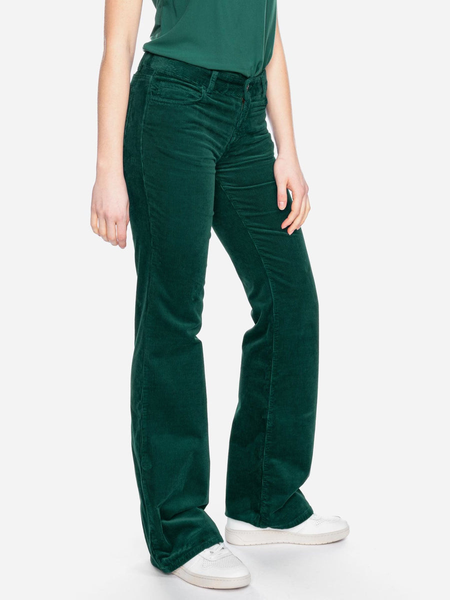 ATO Cordhose Newton mit Schlag, bgrn, dunkelgrün