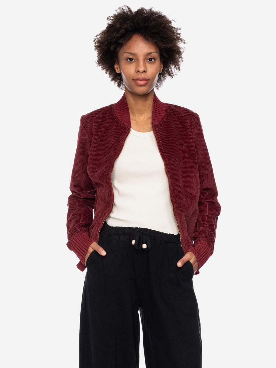ATO Bebe Breitcordjacke brd, weinrot