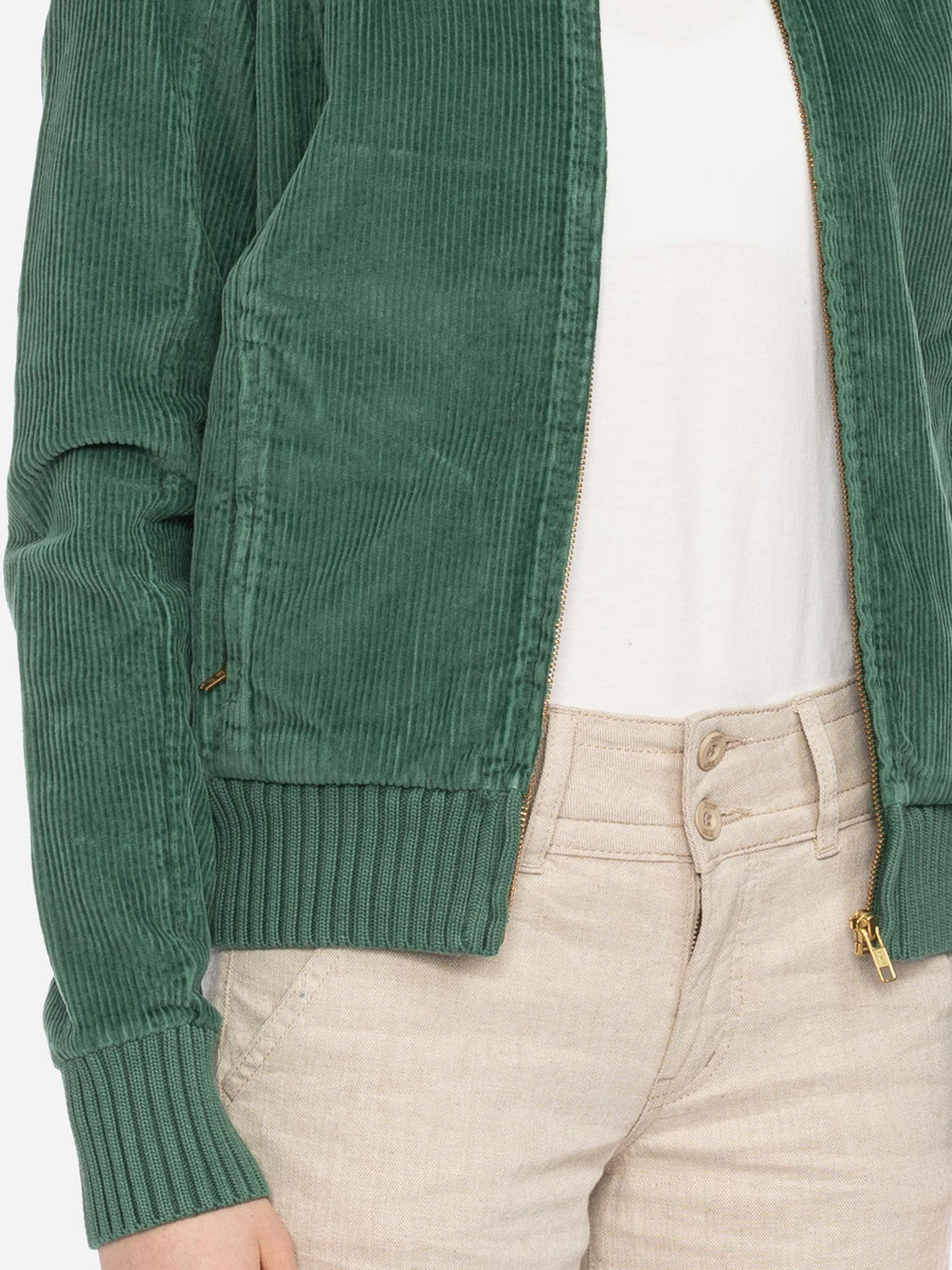 ATO Bebe Jacke Breitcord myrtle green
