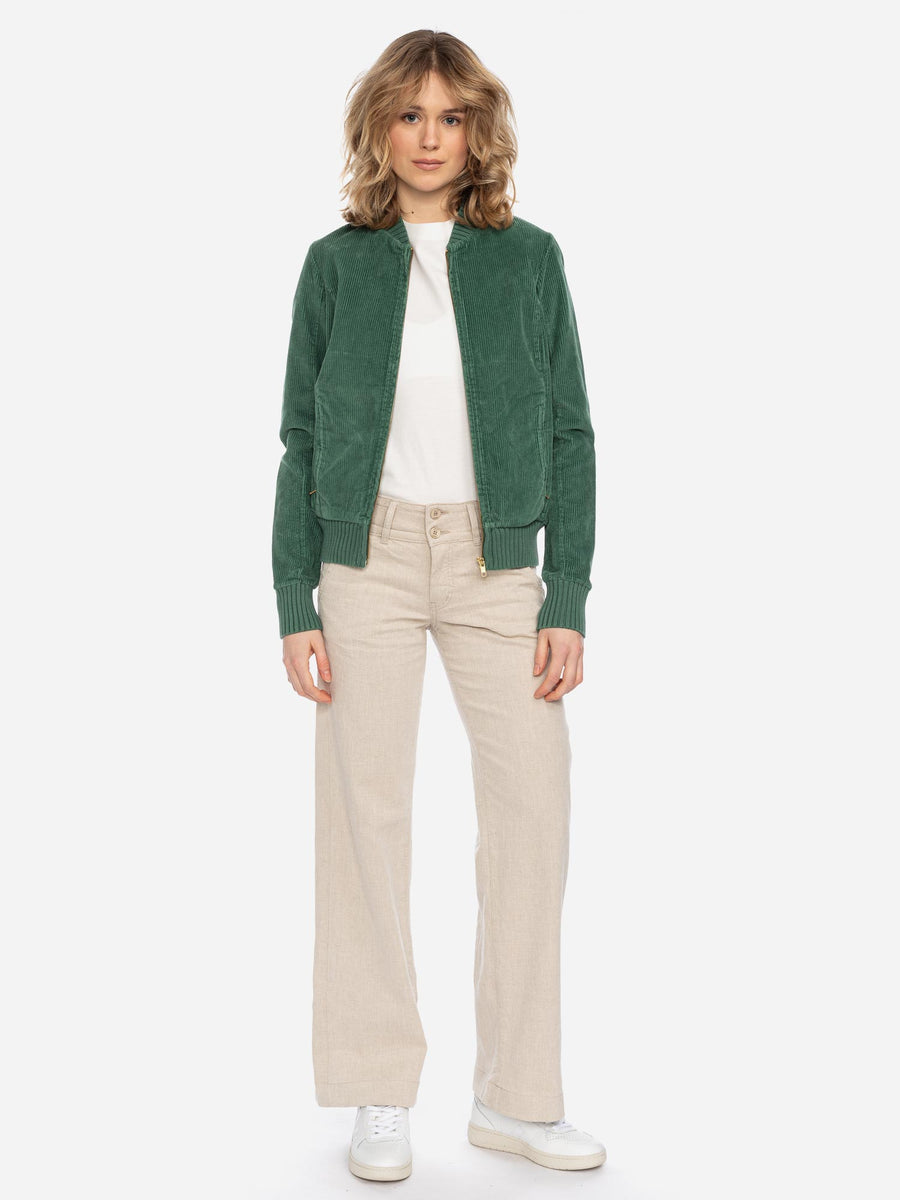 ATO Bebe Jacke Breitcord myrtle green