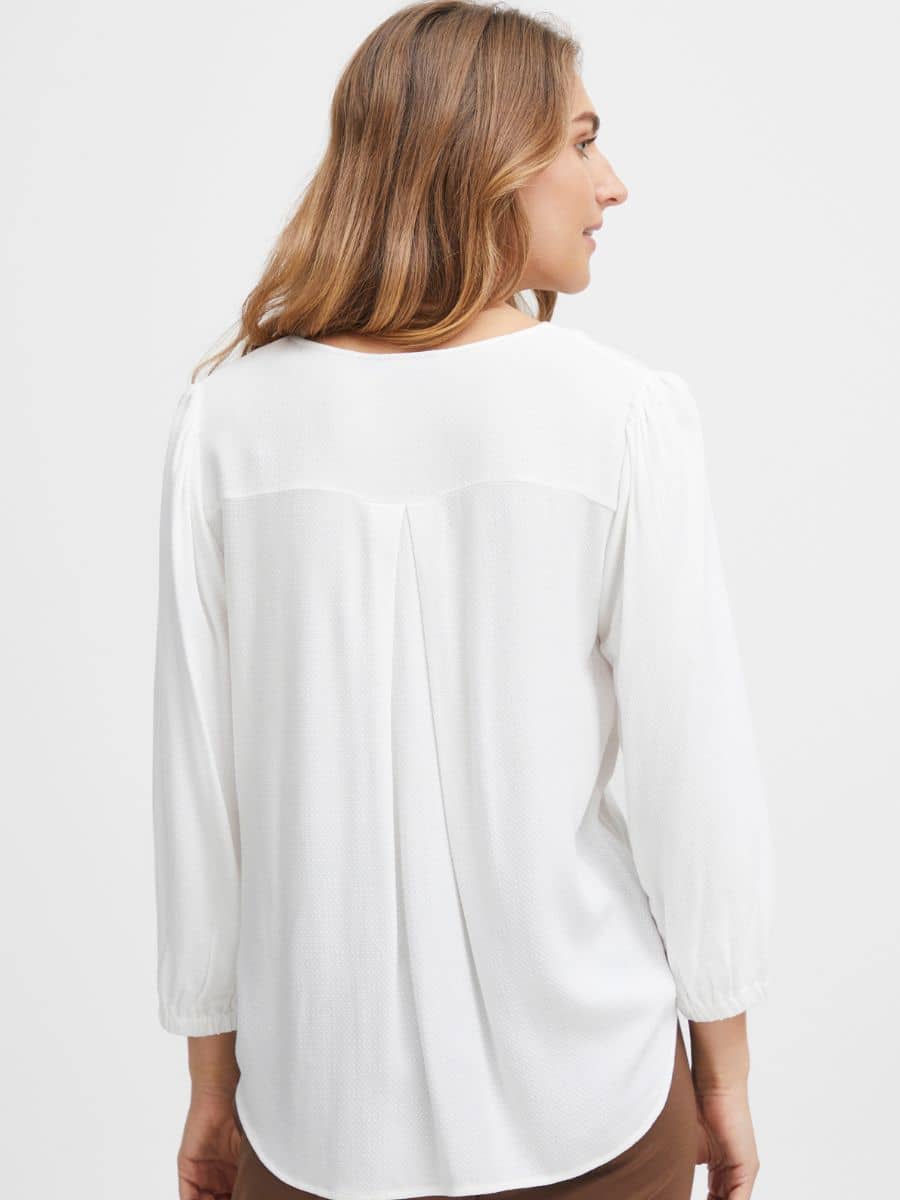 Fransa Bluse Frhaide weiß