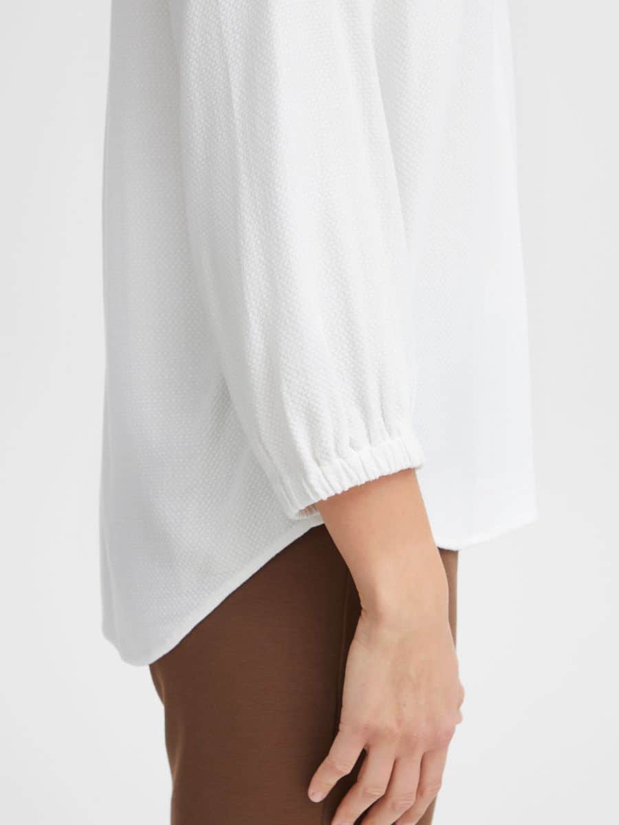 Fransa Bluse Frhaide weiß