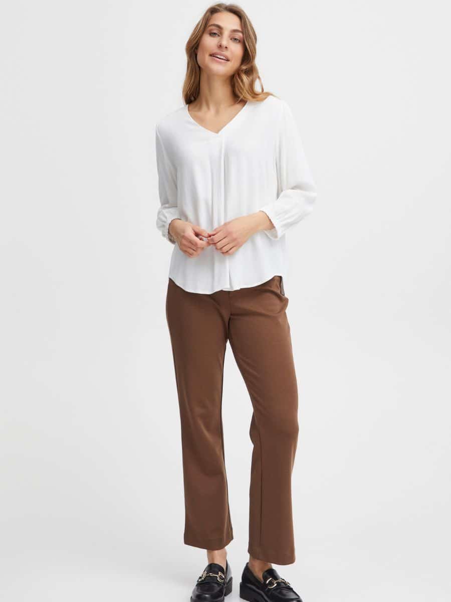 Fransa Bluse Frhaide weiß