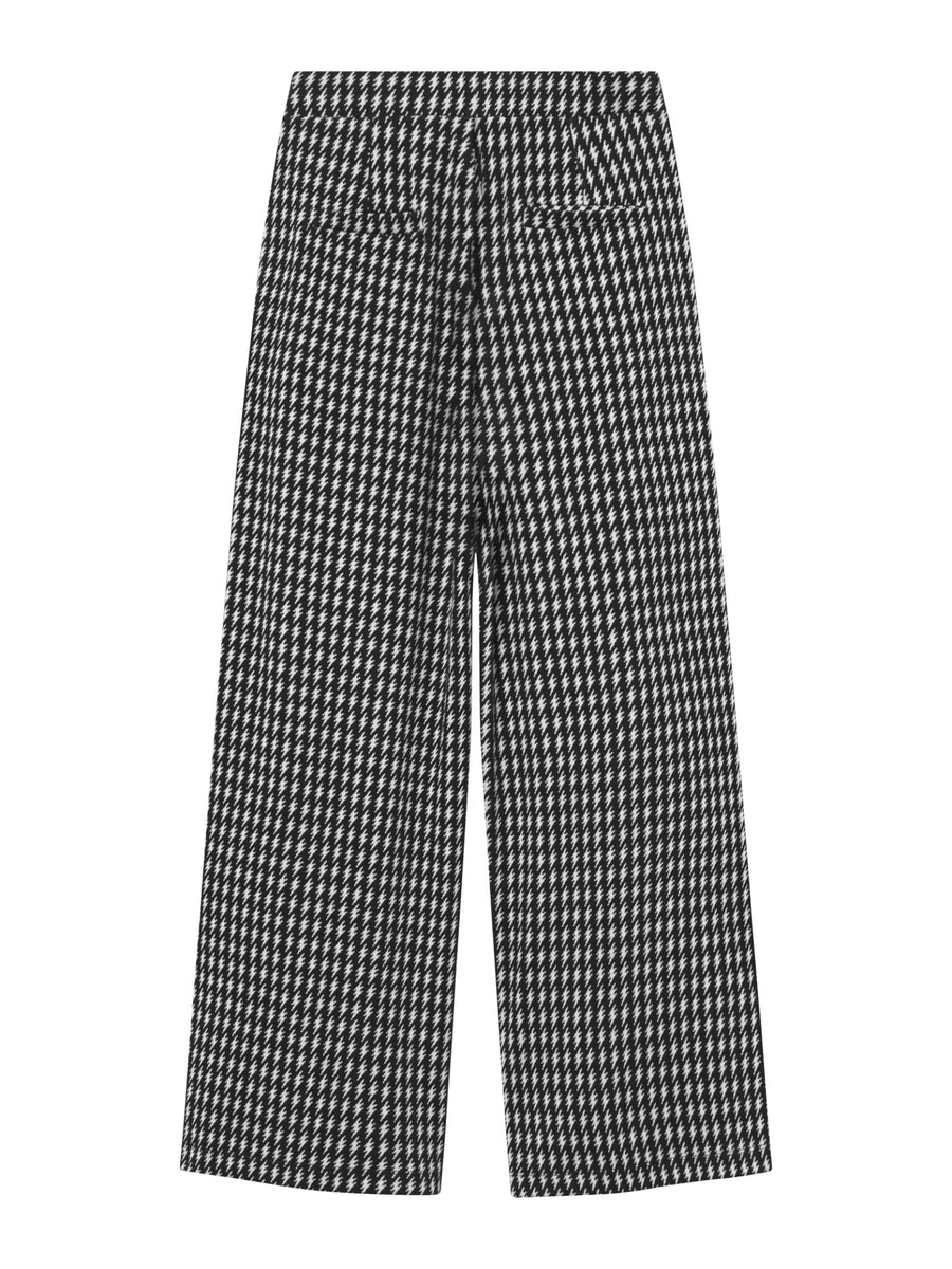 Mademoiselle Yeye, Relaxed Rhythm Trousers, flash, black white, Hose