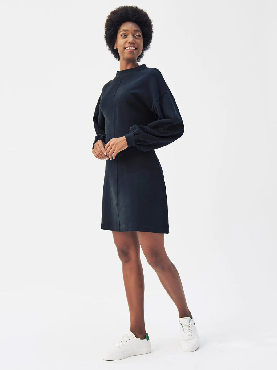 Mademoiselle Yeye Snazzy Silhouette Dress, Sweatkleid mit Ballonärmeln