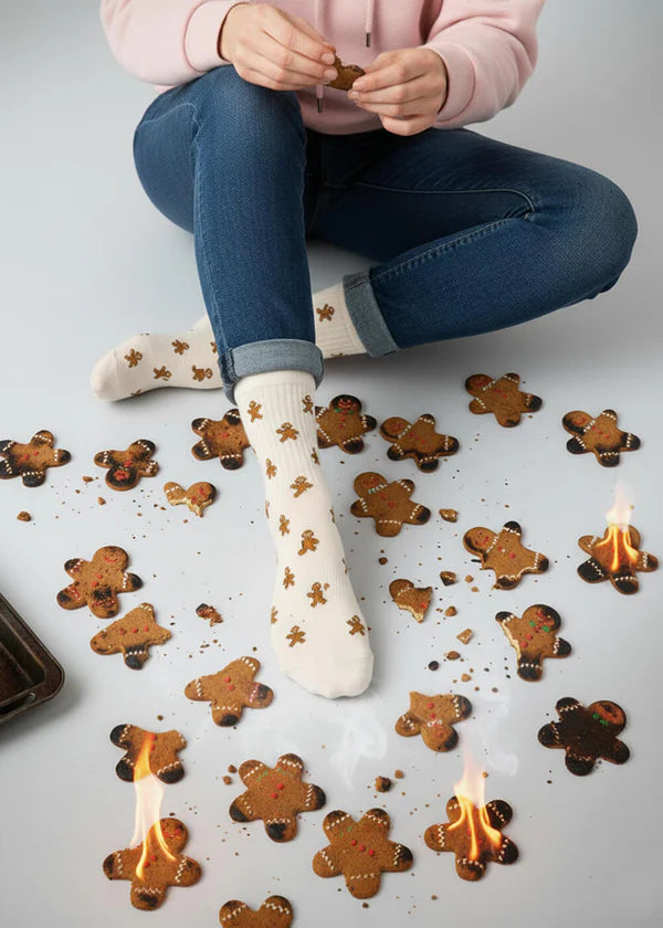 J.Clay Socken Weihnachten Lebkuchen, Gingerbread beige