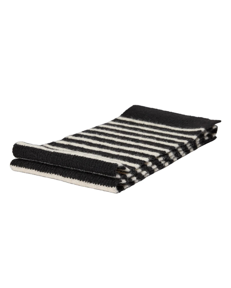 Nümph Nudaria Schal caviar black white