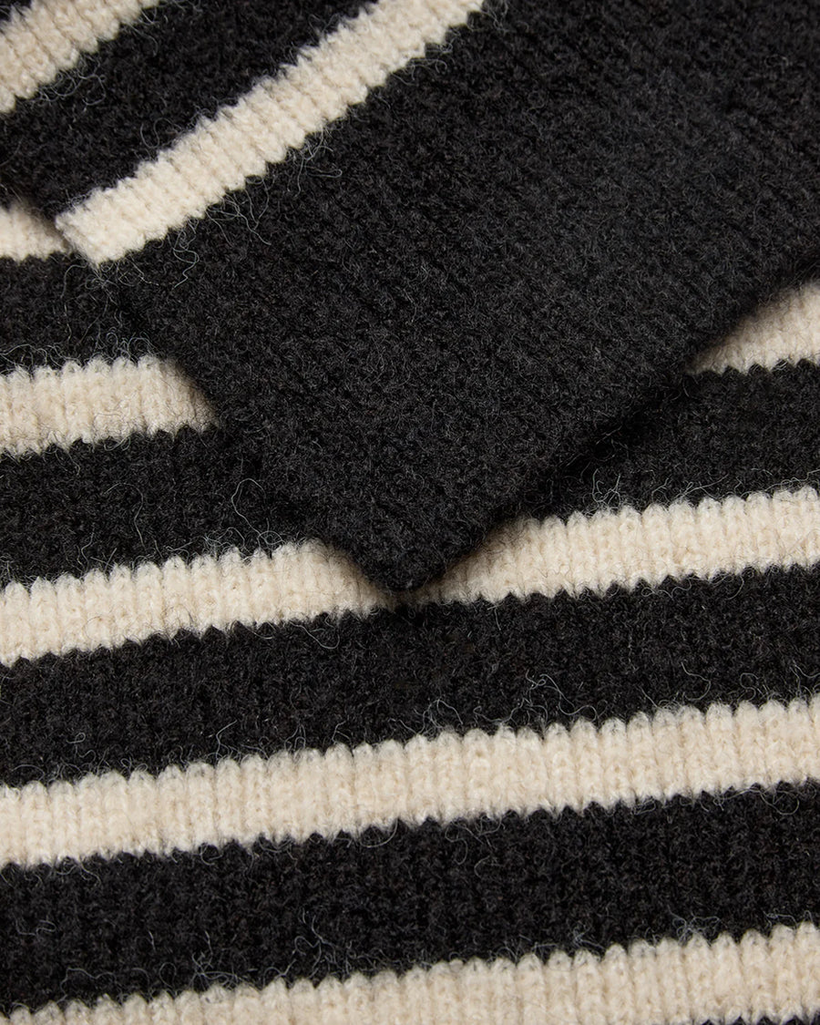 Nümph Nudaria Schal caviar black white