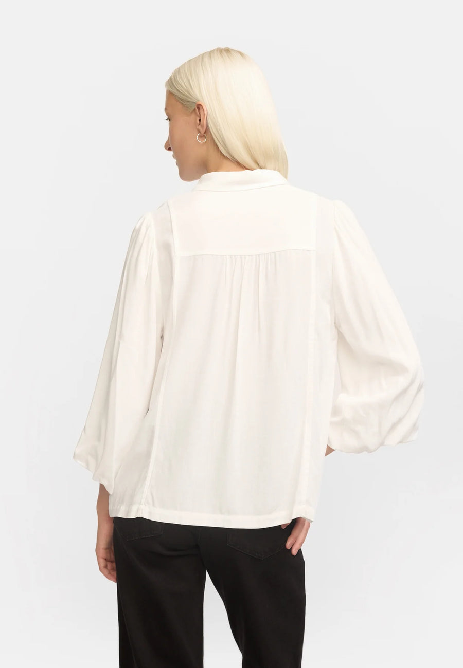 Soft Rebels SREleanor Bluse, snow white