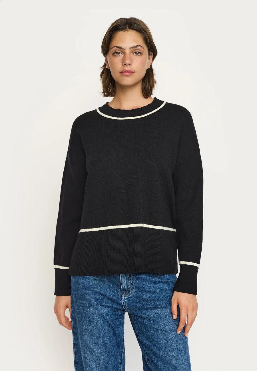 Soft Rebels SRFlora Knit Pullover black