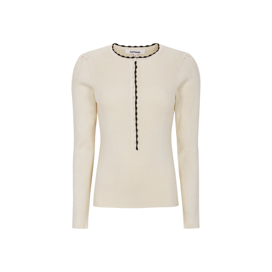 Soft Rebels SRJude Knit, Pullover, arctic wolf