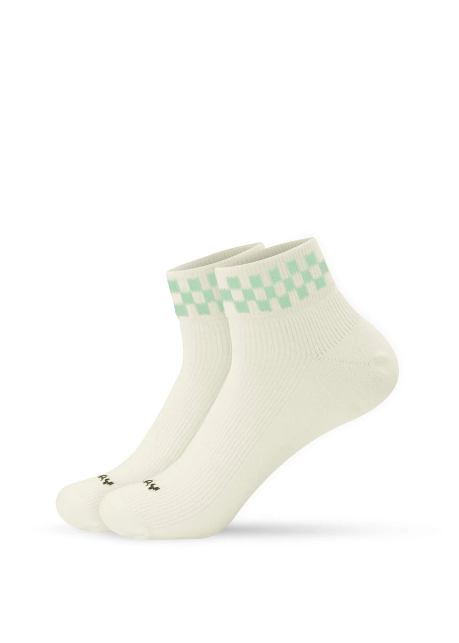 J.Clay Sneaker-Socken mint check