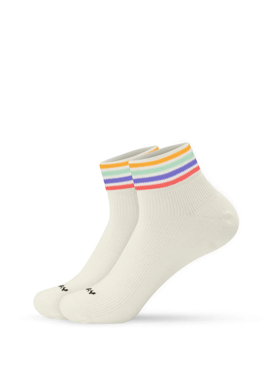 J.Clay Sneaker-Socken multi stripes, beige