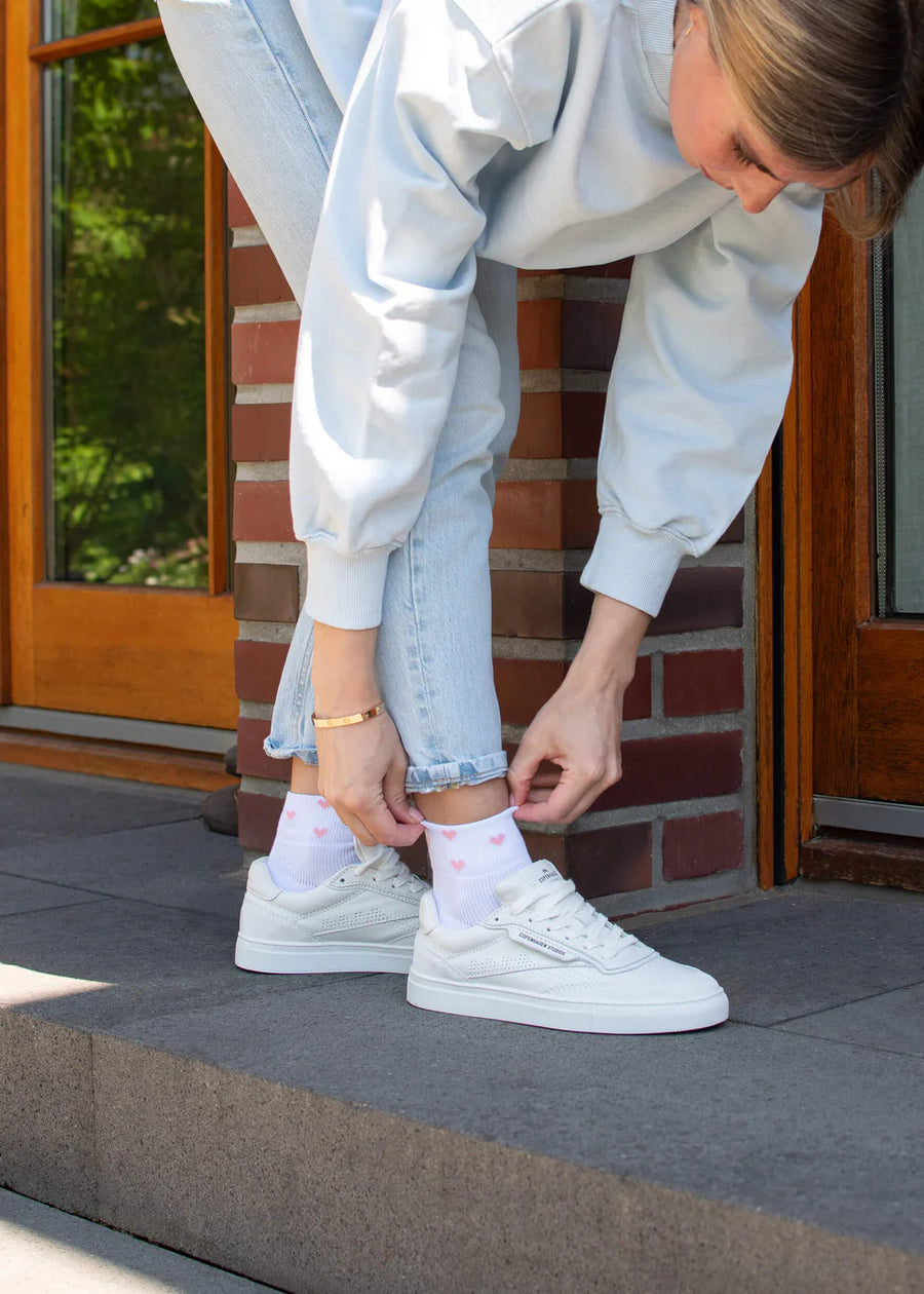 J.Clay Sneaker-Socken pink hearts