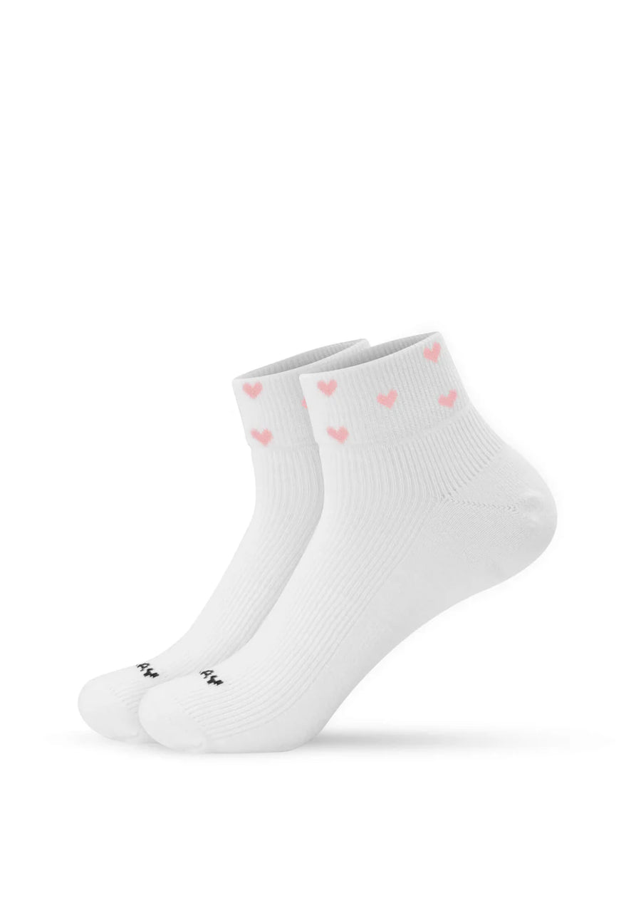 J.Clay Sneaker-Socken pink hearts