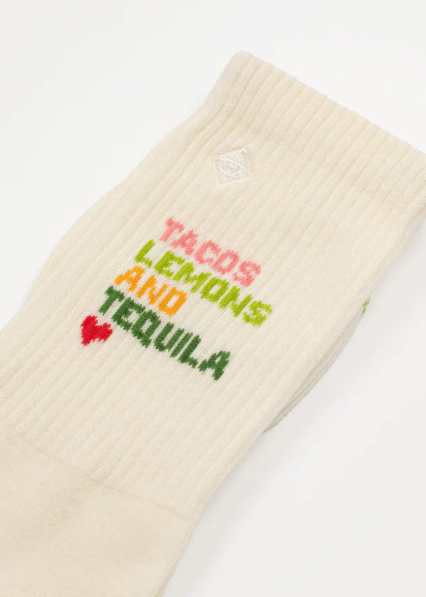 J.Clay Tennissocken Tacos Lemons & Tequila