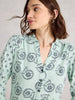 White Stuff Annie Bluse, Jersey Shirt green pr, mint