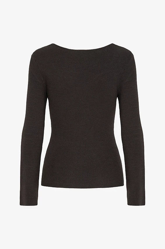 ICHI Ihdanas Longsleeve, Strickpullover black