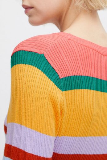 ICHI Ihmafa Langarmshirt multi color bunt gestreift
