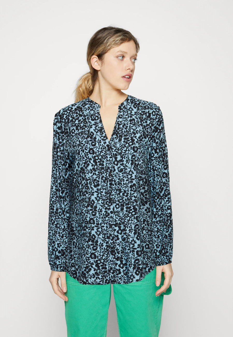 B.young Byjosa VNeck Shirt, Bluse, Blue Bell mix